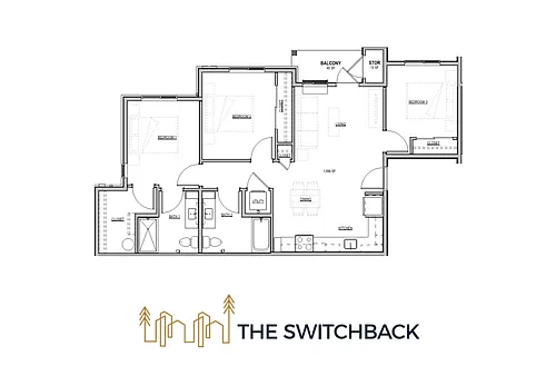 Floor plan Three Bedroom