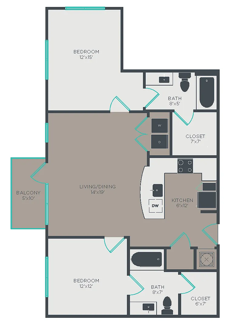 Floor plan B1m1
