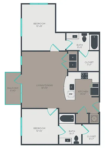Floor plan B1m1