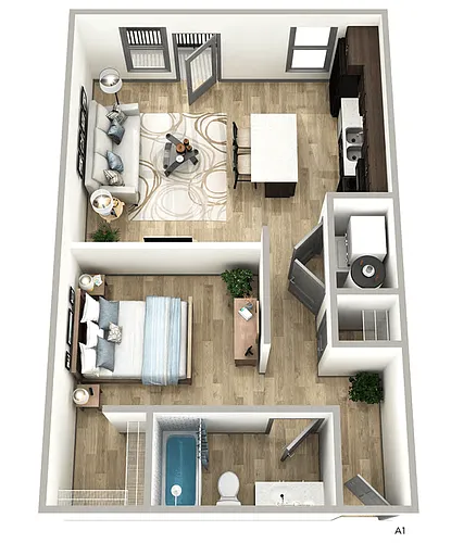 Floor plan A1A