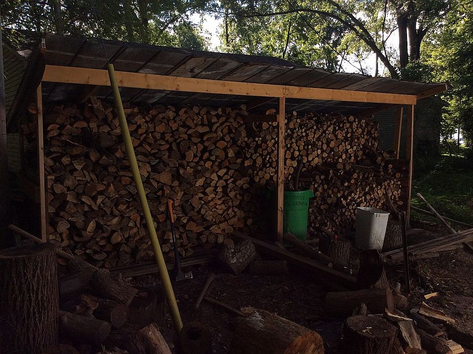 Fire Wood covered storage