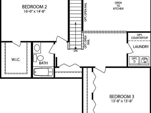 Elevation D - 2nd Floor