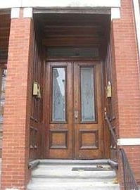 Exterior traditional Boston brick building