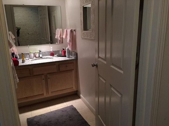 bath vanity with granite top