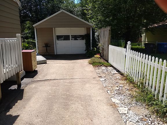 West Side of Home and Garage