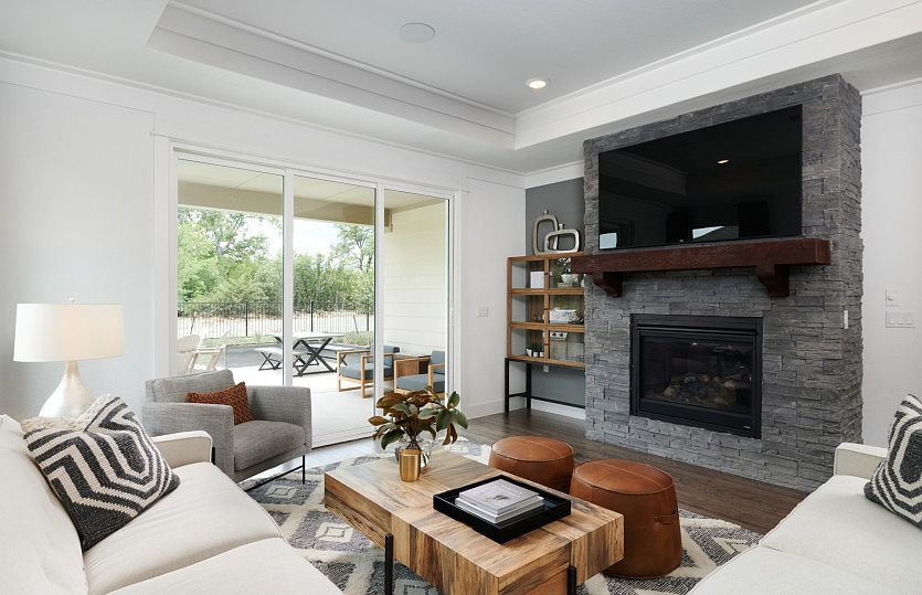 Gathering Room with Fireplace Option