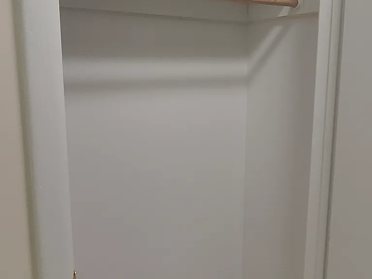 Inside of coat closet