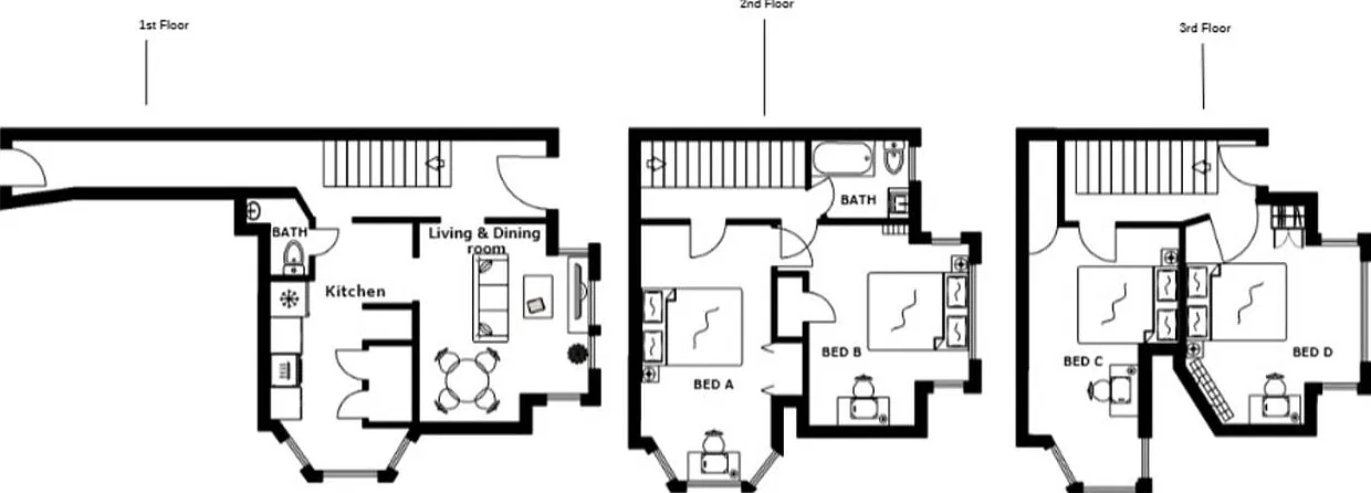 Queen bedroom in 4 bed/1.5 bath home in Capitol Hill #176 2A — Photo 1