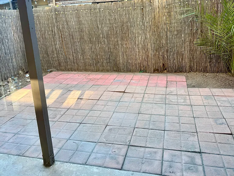 Private patio