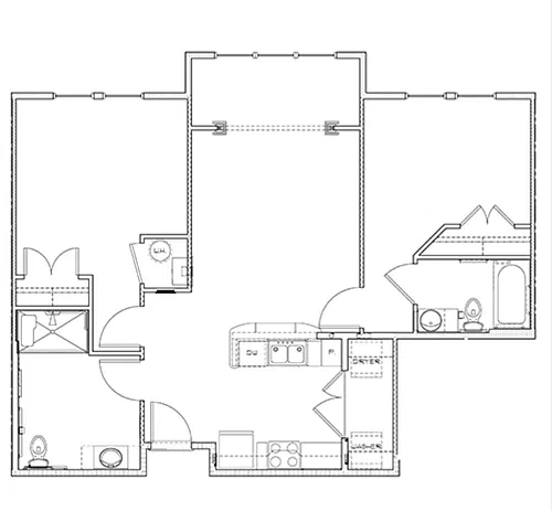 Floor plan 2 Bedroom
