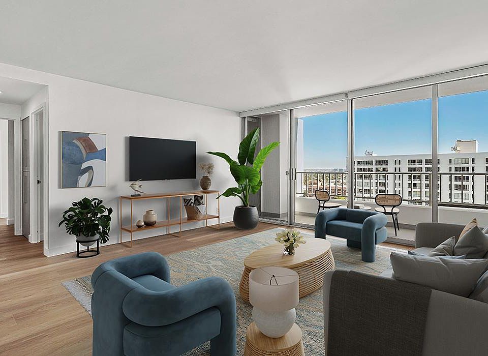 Living room leads to bedrooms