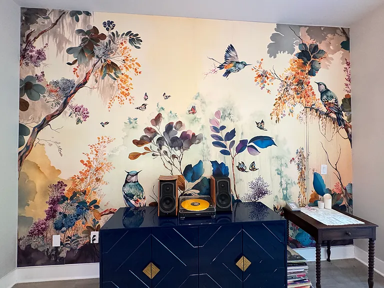 Living Room Wallpaper Mural
