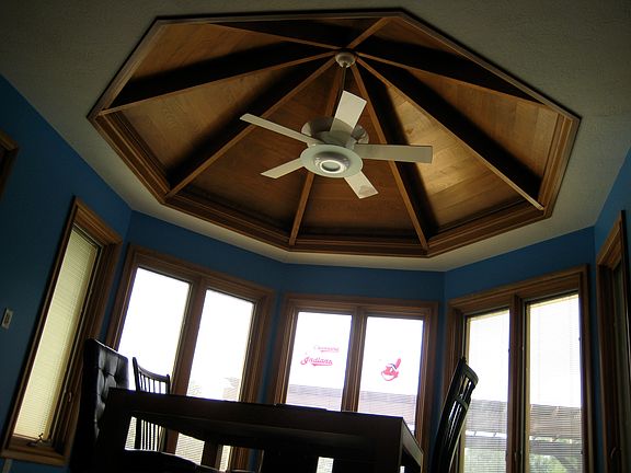 ceiling in part of kitchen