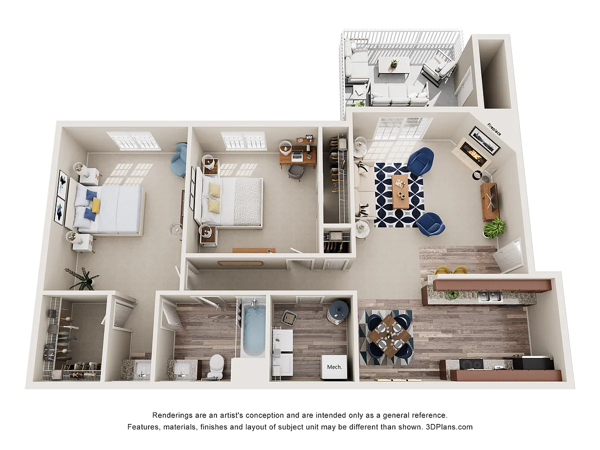 Floor plan Spinnaker