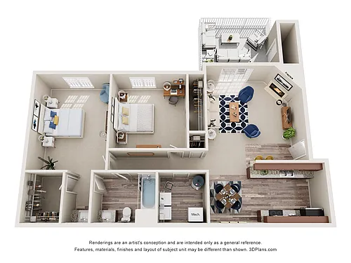 Floor plan Spinnaker