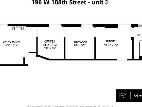 2nd image of 196 W 108th St APT 3N