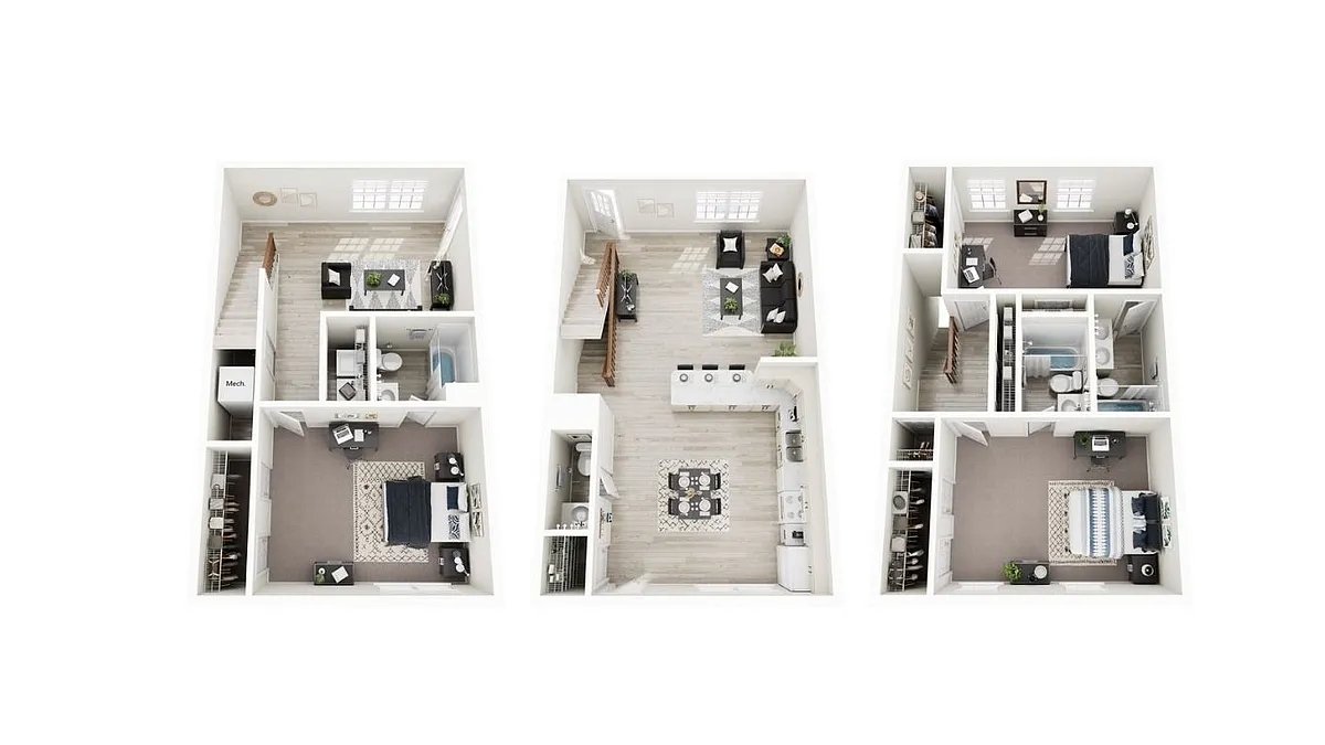 Floor plan 4 Bedroom Private Suite Price per bedroom