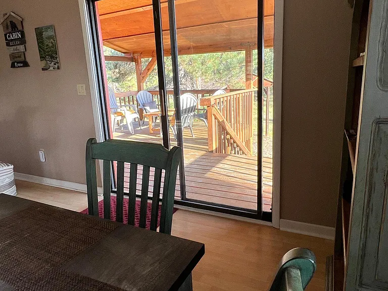 Dining Looking out to Deck