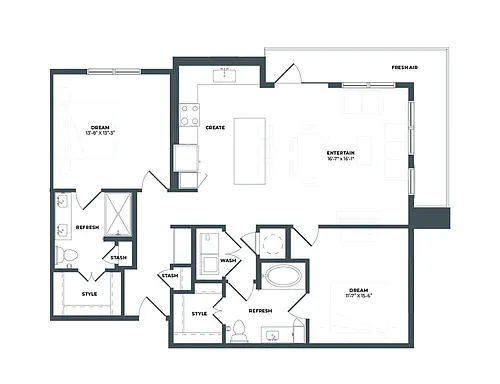 Floor plan B2