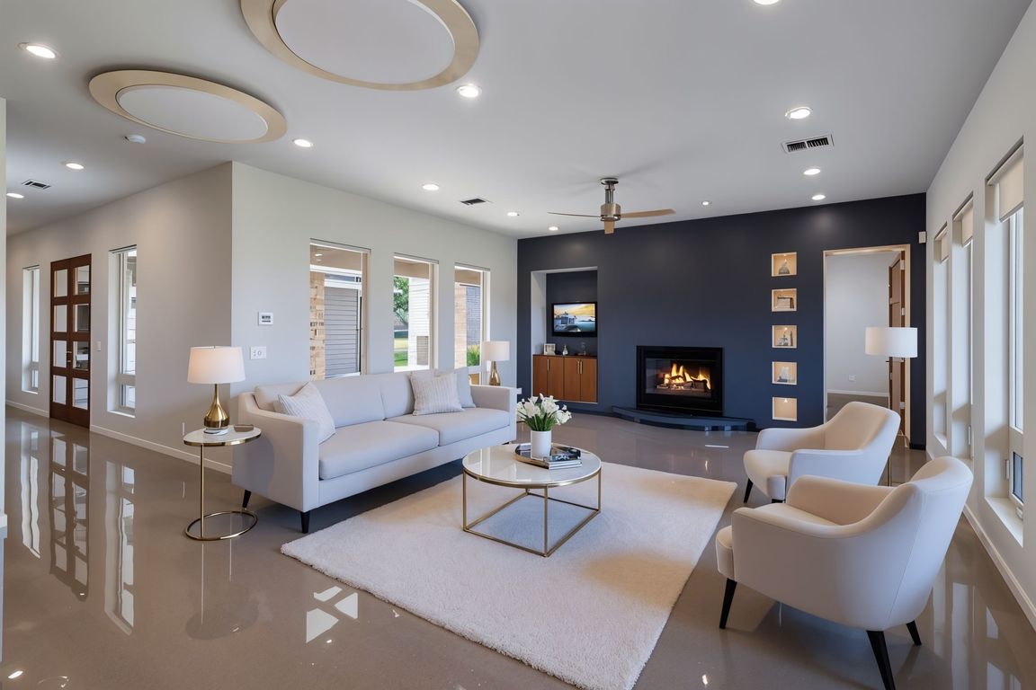 144 Mallard Dr Living Room Staged