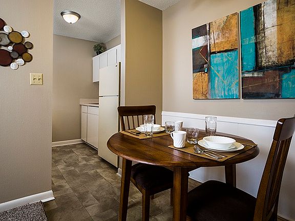 The dinning space is just off your kitchen