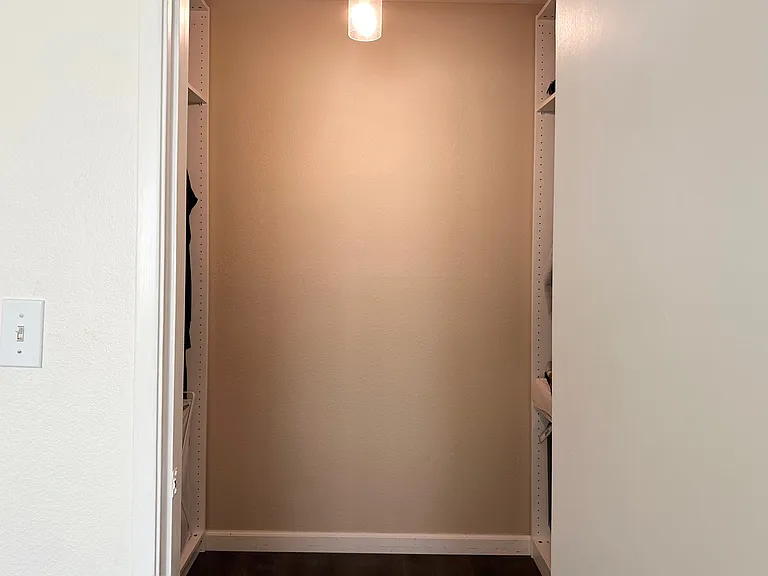 Walk in closet (in main bedroom)