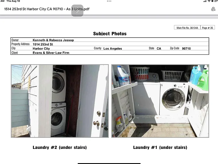 2 sets of washers and dryers. Free