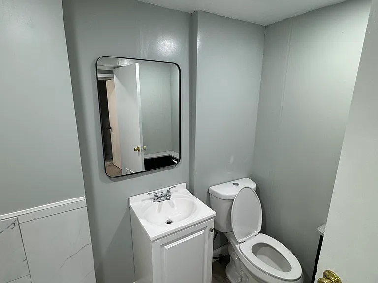 Bathroom with tub