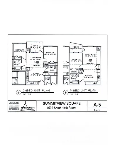 Floor plan Summit View Square Floorplans