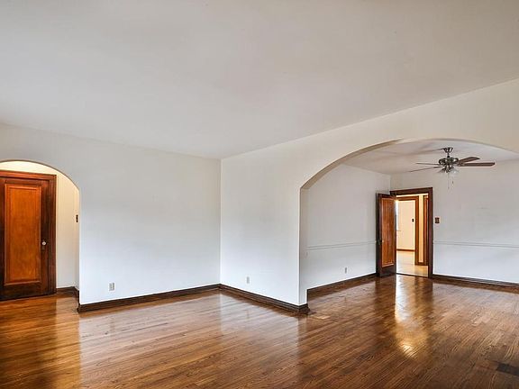 Coat closet, living room & dining room