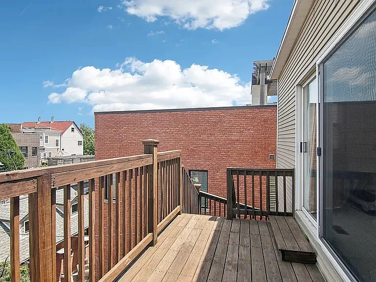 Second floor balcony off of the second bedroom