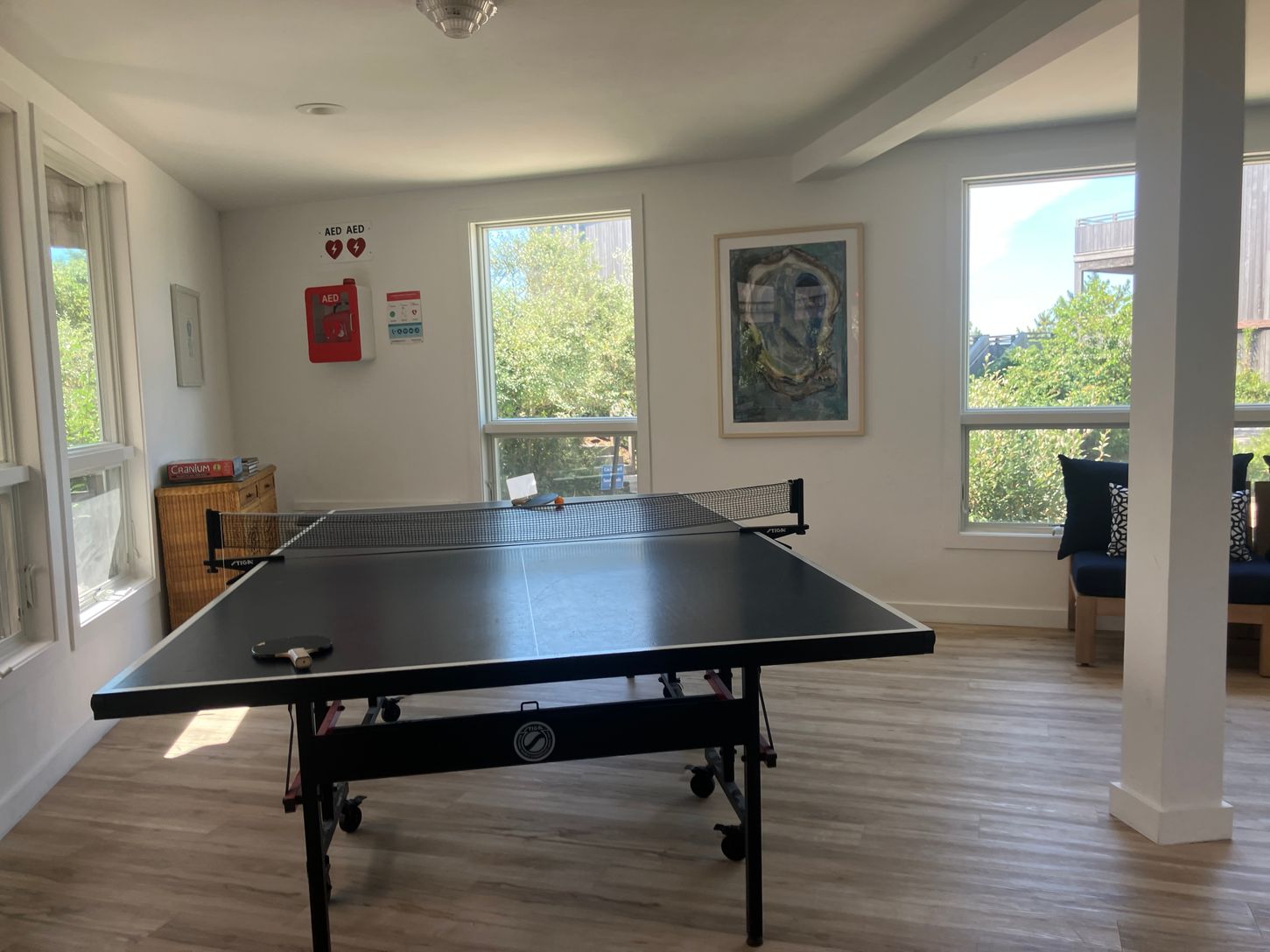 gameroom in clubhouse