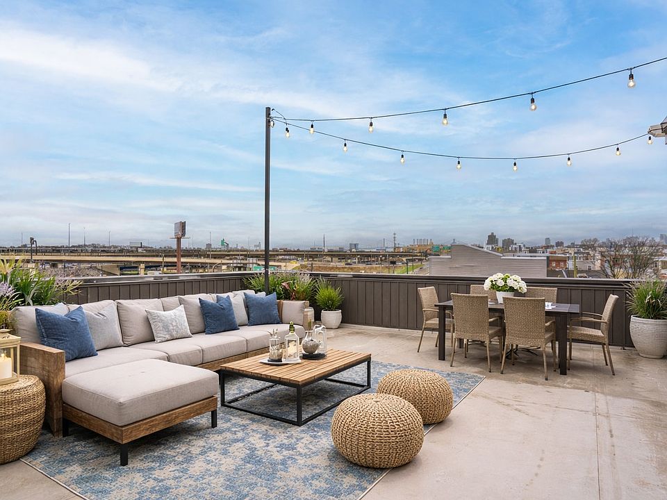 Virtually Staged Roof Deck (this space is oversized and private)