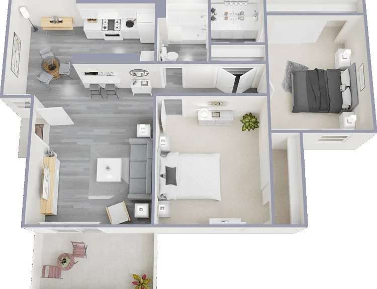 Plan C Floorplan Diagram