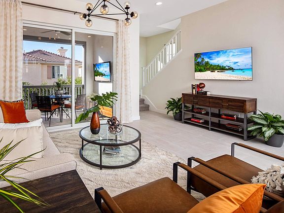 Beautiful living room which opens into a gorgeous deck