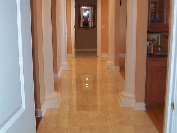 hallway to master bedroom