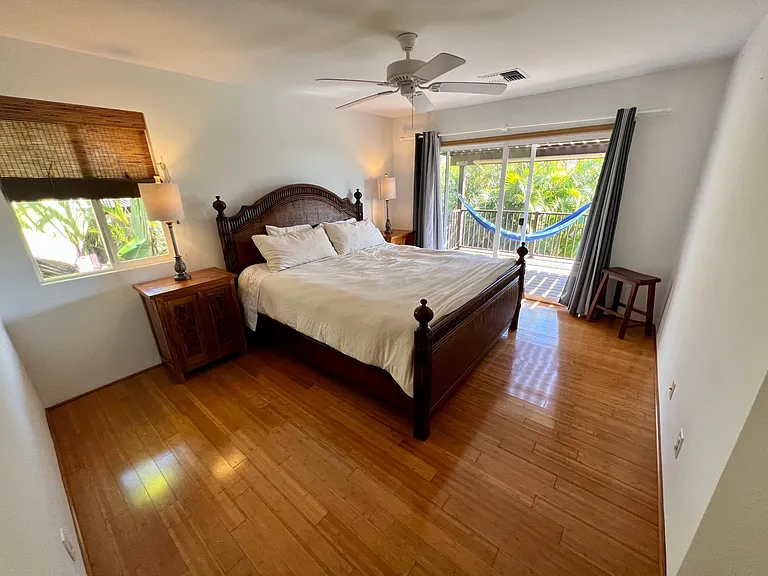 master bedroom with king