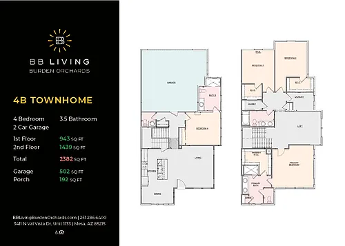 Floor plan 4B-TH
