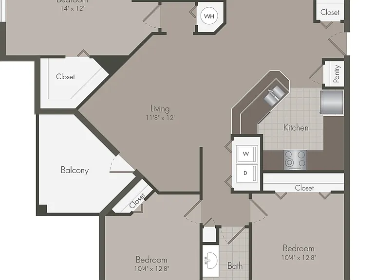Euclid | 3 Bedroom | 2 Bath | 1377 SF Euclid | 3 Bedroom | 2 Bath | 1377 SF