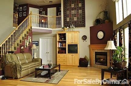 Great Room : View from the dinning area to the Great Room, also upstairs landing