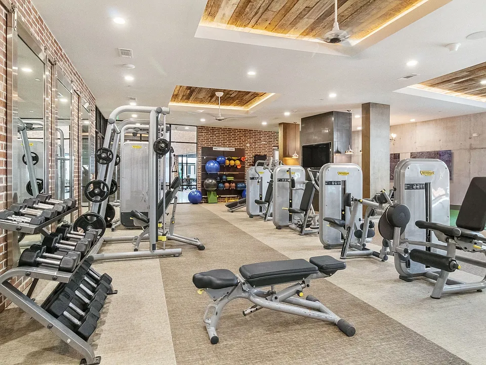 A variety of weights and equipment- there's something for everyone!