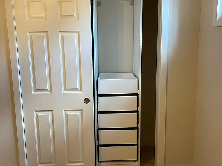Downstairs bedroom closet
