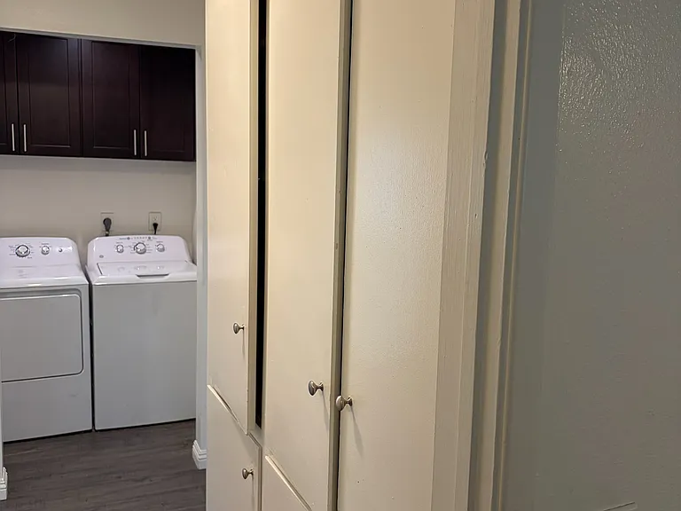 Storage and in-unit laundry