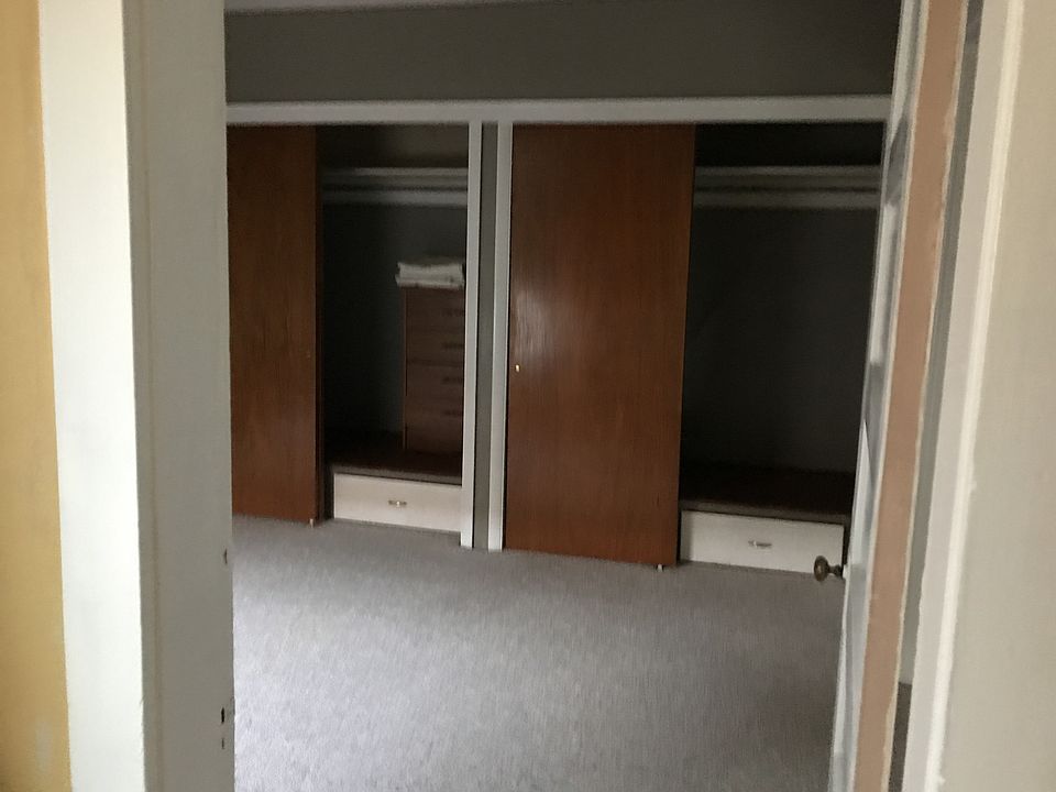 Bedroom with double closet