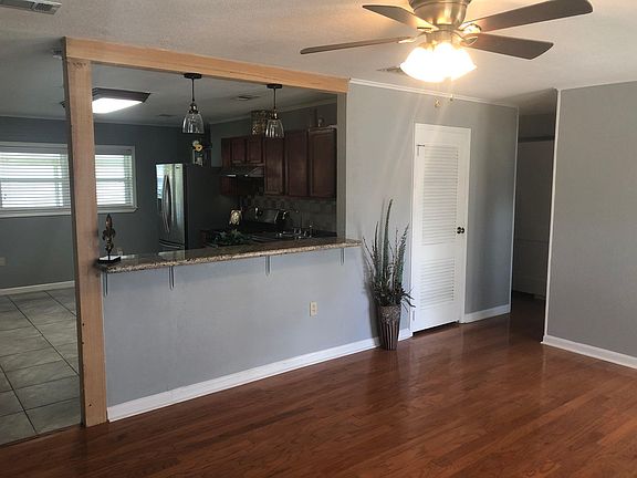 Living room looking into Kitchen