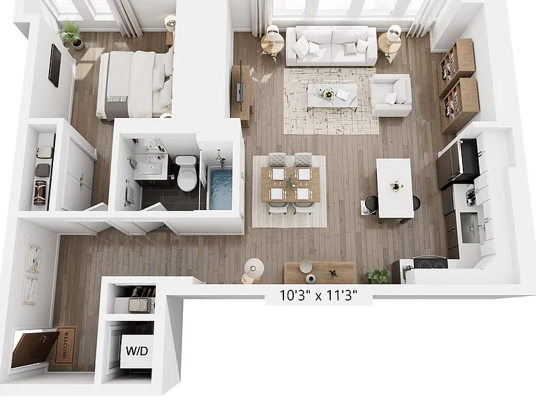 1 bedroom 1 bedroom