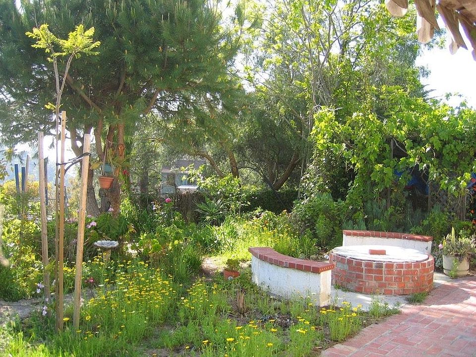 Private Canyon garden with fire pit