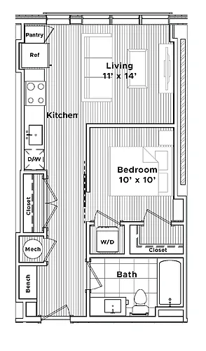 Floor plan The Aspen