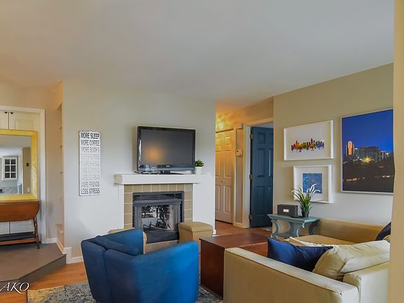 Large living area/ fireplace