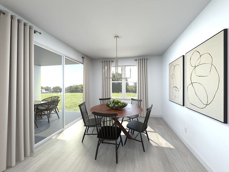 Rendering of the Bergamo Dining Room.